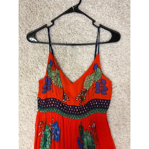 Anthropologie Maeve Ikebana Maxi Dress Womens Size 10 Boho Indie Floral Fairy - Picture 3 of 10